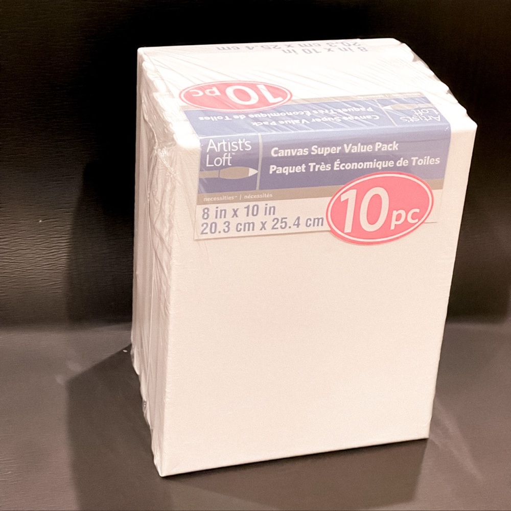 White 10 piece Canvas super value pack